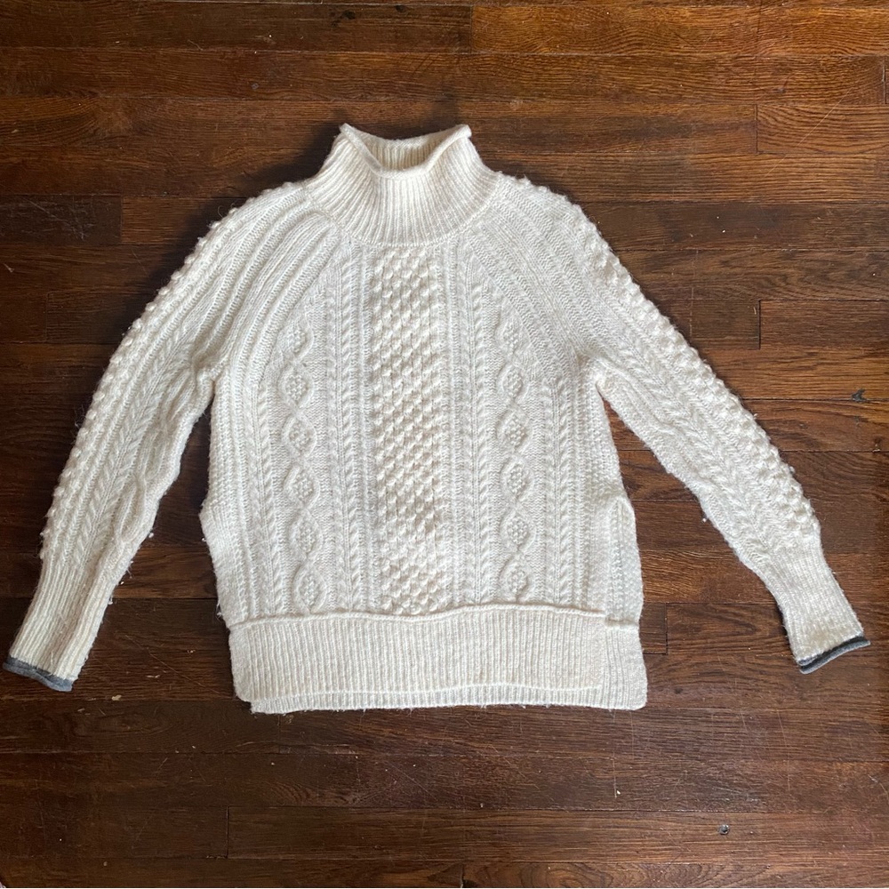 Alex Mill Camil Fisherman Sweater Wool/Alpaca